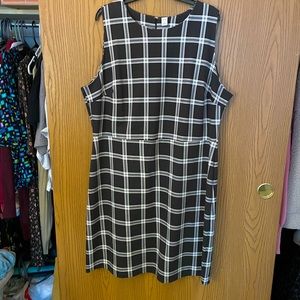 Old Navy Checked Sheath Dress